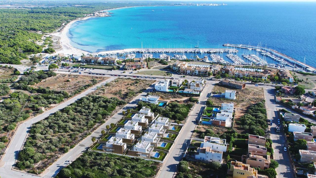 Casa De Lujo Frente A La Playa De Es Trenc Villa Sa Rapita Ngoại thất bức ảnh